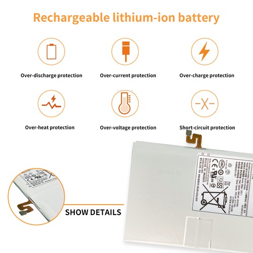 EB-BT725ABU For Samsung Tab S5e / S6 10.5" / S6 Lite Battery T720 T725 P610 T860 - 第 6/9 張圖片