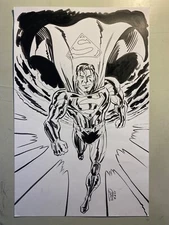 SUPERMAN ORIGINAL COMIC ART BY SCOTT REED 2011!
