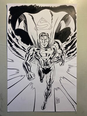 SUPERMAN ORIGINAL COMIC ART BY SCOTT REED 2011! | eBay
