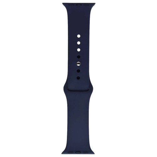 Bracelet sport Apple Watch boîte ouverte 46 mm (S/M) petit/moyen bleu tempête - Photo 5 sur 5