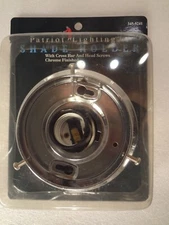 Chrome Shade Holder Kit for Ceiling Light Fixture