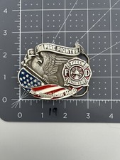 The Fire Fighter An American Hero Belt Buckle 19 