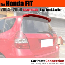 Painted Trunk Spoiler For 04-08 Honda Fit NH642M STORM SILVER MET