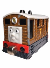 Thomas  Friends Toby Diecast Metal Take Along Train Mattel 2009 Light And Sound