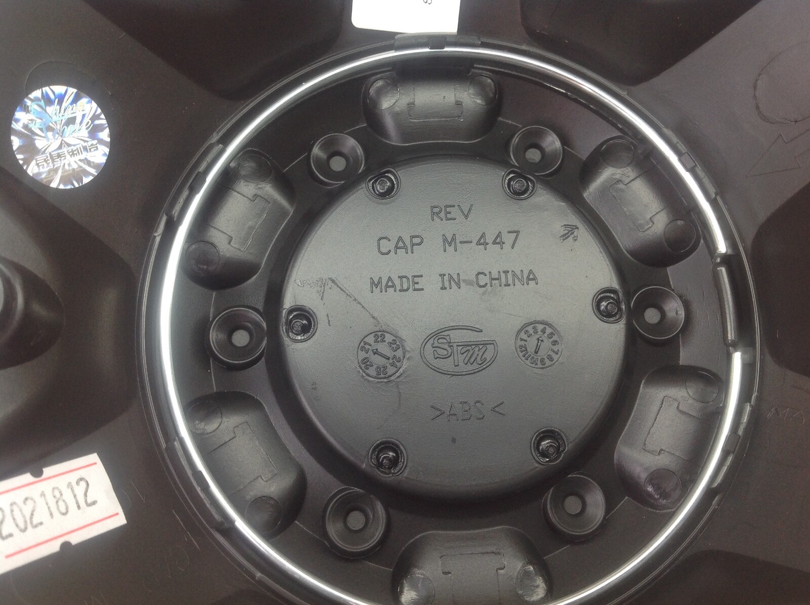 100250B Fuel Off Road 5/6LUG D546 D525 Wheel Rim Center Hub Cap Black