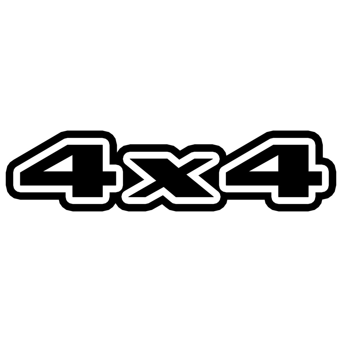 Panda 4x4 Logo 4x4 Sticker - Buy 1 Get 1 Free - Off-road 4WD Decal - BOGO Adesivo Bimbo A Bordo - Foto 2