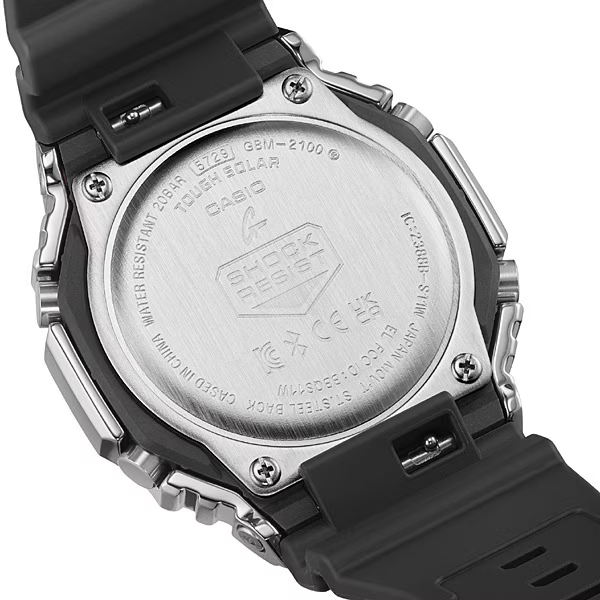 Casio G-SHOCK GBM-2100A-1A2JF Black Solar Radio Digital Men's