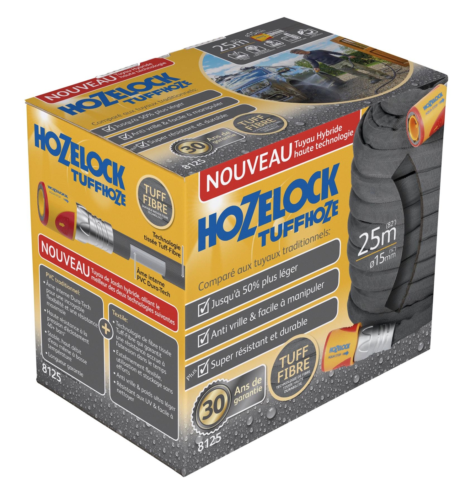 8125 Hozelock Tuffhoze 25m