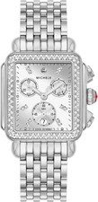 Michele Deco MWW06A000804 Silver Dial Chronograph Quartz Ladies Luxury Watch