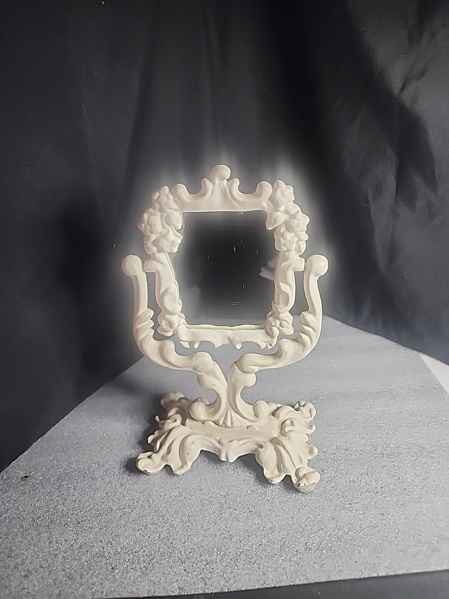 アンティーク オブジェ ミラー vintage antique cast iron JM62 IRON ART ornate swivel mirror JM-62