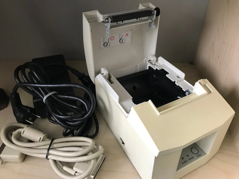 Star Micronics TSP600 Thermal Ticket POS Printer SERIAL White INCL PSU - Bild 2 von 4