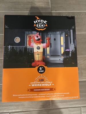 Target Hyde and Eek! Halloween 6ft LED Animated Werewolf Inflatable w/ Sounds
