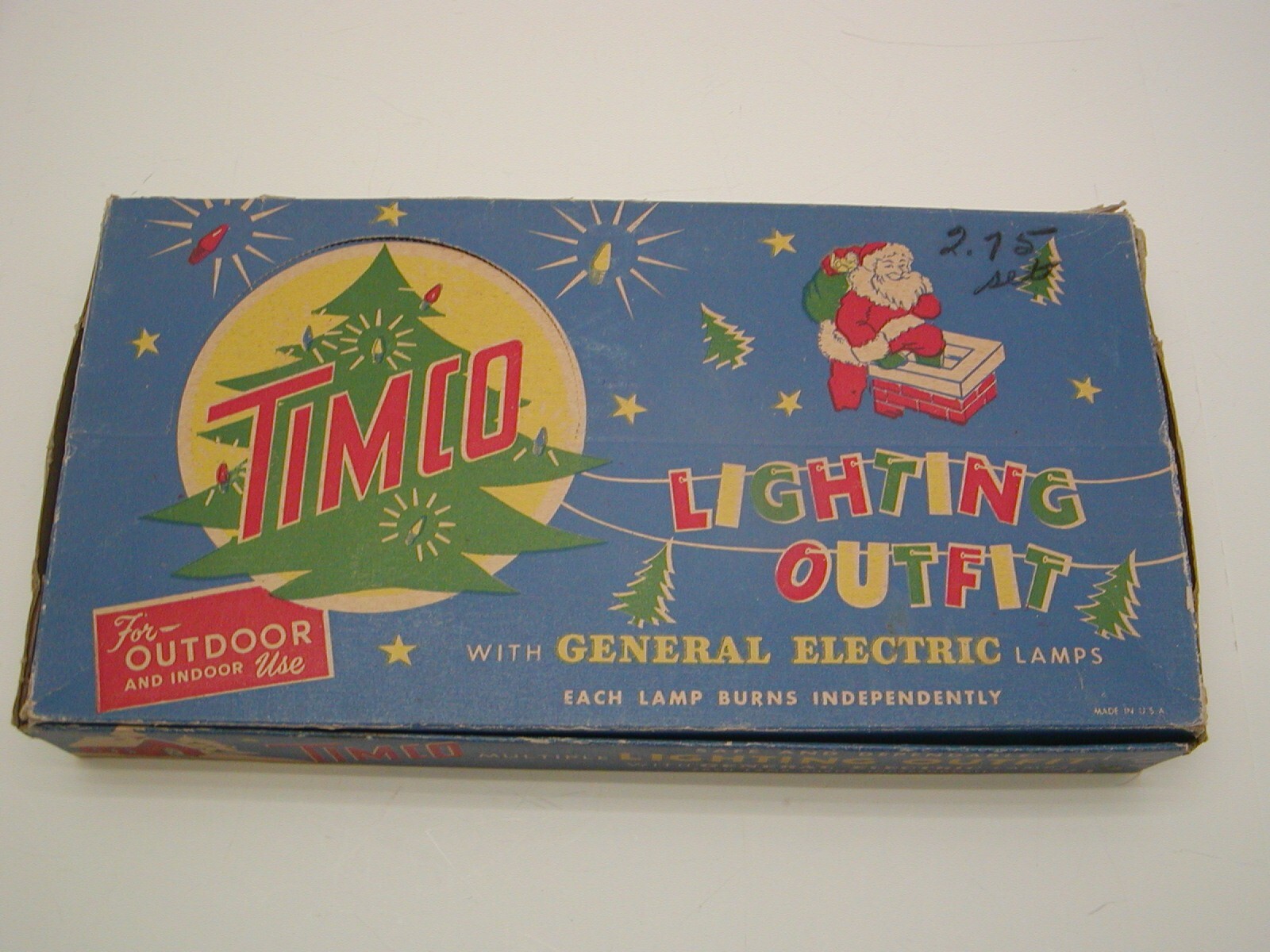 VINTAGE TIMCO CHRISTMAS LIGHTS LIGHTING OUTFIT WORK eBay