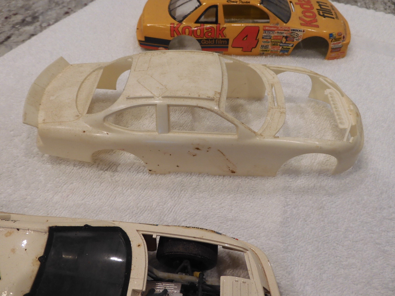 AMT Nascar Stock Car Bodys Custom Built 1/25 & 1/24 Lot of 4 Bodies