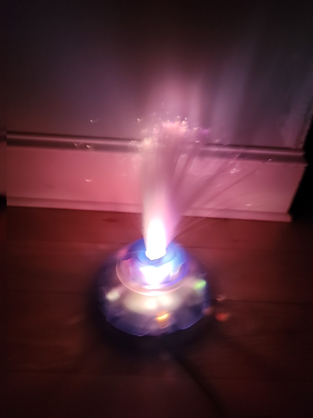 Vintage 90s New Fiber Optic Lite FX Attitude Lighting Rotating