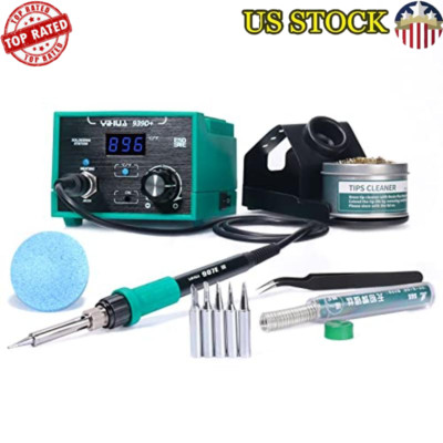 Digital Soldering Kit W/ Precision Heat Control & ESD Safe Design 75W Power New