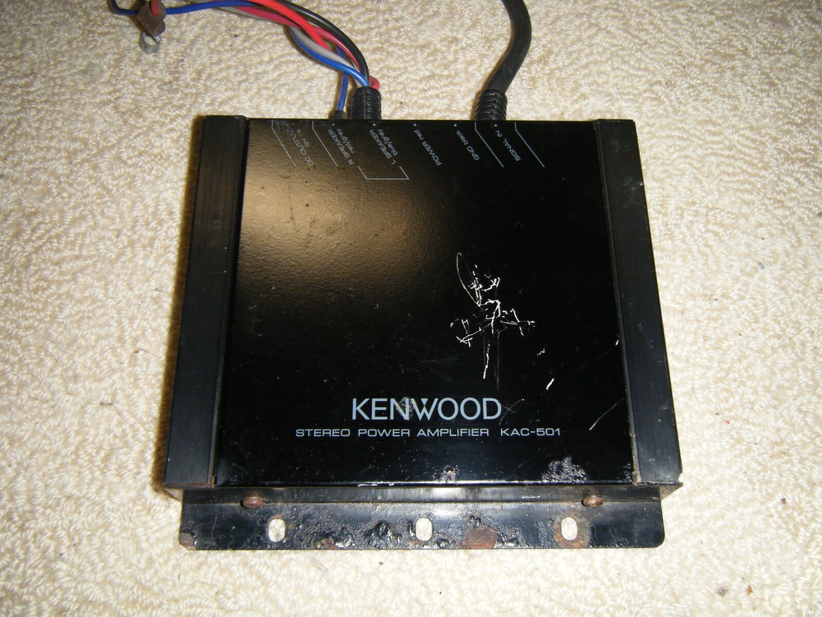 Vintage Kenwood KAC-501 Car Stereo Power Amp Amplifier 40 Watt 20W