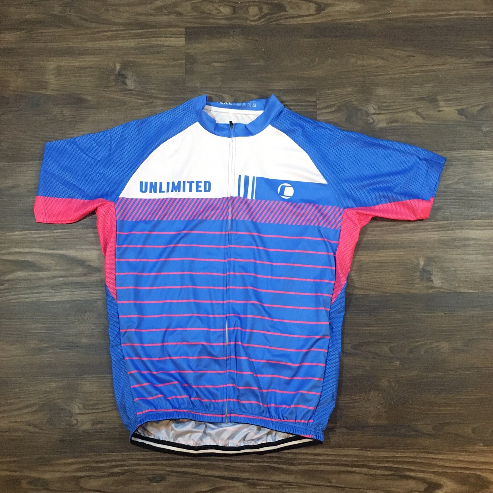 Castelli Cycling blue Jersey 2XL XXL Men Road Bike Cycling Top ptp:22
