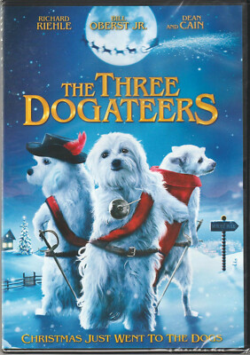 THE THREE DOGATEERS on a DVD of CHILDRENS Kids CHRISTMAS Dog HOLIDAY Pet COMEDY!