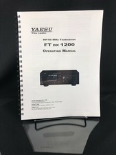 Yaesu FT dx 1200 Transceiver Instruction Manual Operating Guide Coil Bound