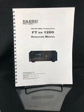 Yaesu FT dx 1200 Transceiver Instruction Manual Operating Guide Coil Bound