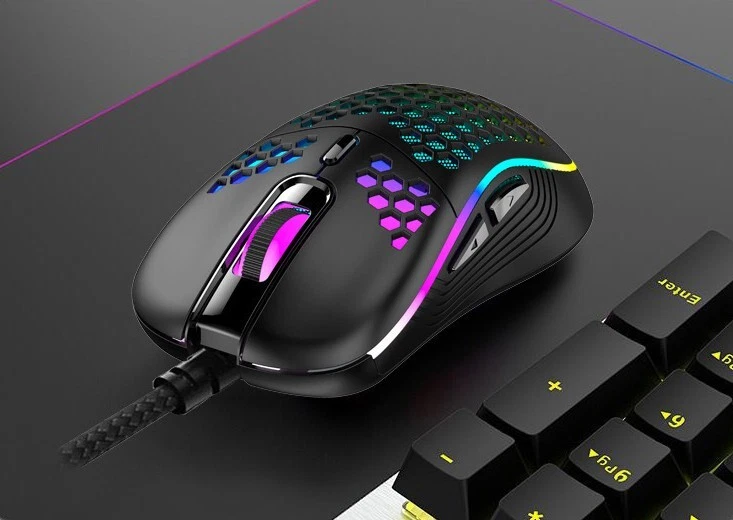 Honeycomb RGB Optical Mouse - Optical Wired Gaming Mouse - Image 2 of 4