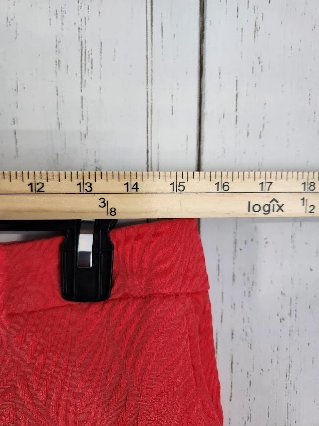 Apt. 9 Mujer Talla 6 Coral/Rojo Medio. Pantalones cortos elásticos de verano Foto 4 de 4