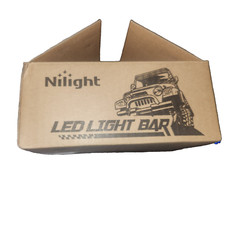 Nilight LED Light Bar 2PCS 18W Flood Off Road Lights 12V 5Pin Rocker Switch