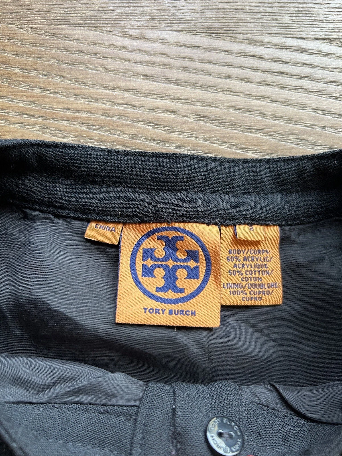 Abito tubino senza maniche Tory Burch donna 2 nero in tweed