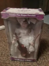 Collectors Choice Genuine Fine Bisque Porcelain Doll With Cert Limited edition