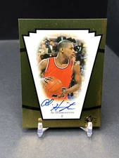 Al Harrington 1998-99 SP Top Prospects Vital Signs Auto #AH