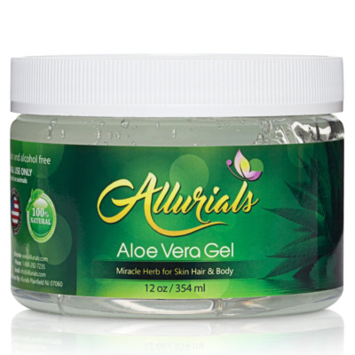 After Sun All Natural Aloe Vera Gel - 100% Pure & Organic Moisturizer Hydrates