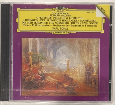 Deutsche Grammophon Richard Wagner Overtures, Prelude & Liebestod CD 437 757-2