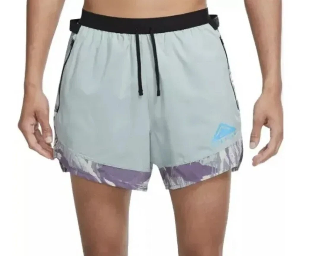 Nike Dri-Fit Flex Stride 5" Brief-Lined Trail Running Shorts Sz Large DM4652-013