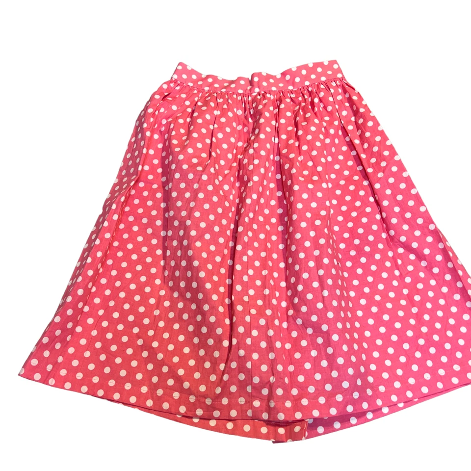 Saia feminina Bettie Page Las Vegas rosa bolinhas flor tamanho XS pin up kitsch - Imagem 2 de 4