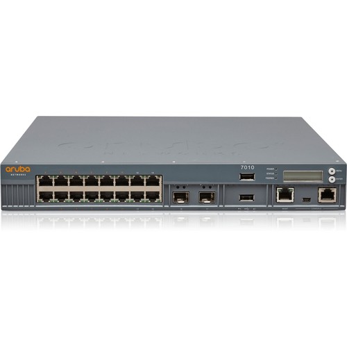 HPE Aruba 7010 16x 1000Base-T PoE + 2x SFP WLAN Access Point Controller - Bild 2 von 2