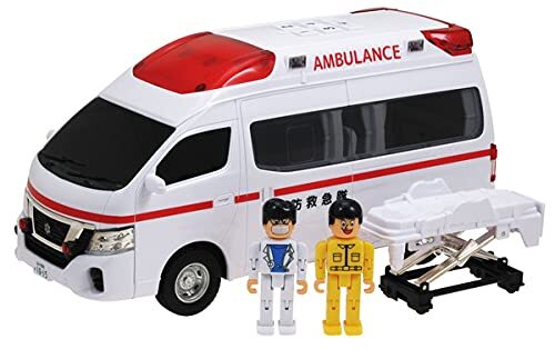 【中古】 Feel the Pain Ambulance Pull-Back Metal Ambulance Toy: Open & Close Doors, Lights