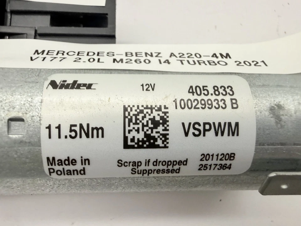 Оригинальный двигатель с электроприводом для переднего люка крыши окна крыши Mercedes-Benz A220 CLA250 19-22 годов выпуска - Изображение 3 из 4