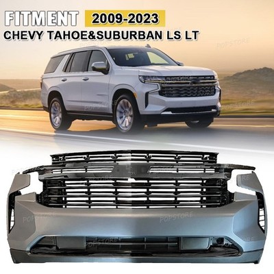 Fit 2021-2024 Chevrolet Tahoe Suburban LT LS Front Bumper Grille Full Assembly