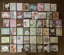 50 handmade All Occasion cards. Fully Assembled Cards. 0168