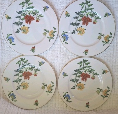 Castleton China 4 Salad Plates Ma Lin Designed By Ching-Chih Yee