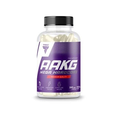 TREC AAKG MEGA HARDCORE - 120 Kapseln - 845mg Pro Kapsel