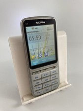 Nokia C3-01 Silver Unlocked 30MB 2.4in WiFi 3.15MP Mobile Button Phone #C09
