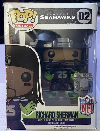 Funko Pop! Richard Sherman 02 Football Seattle Seahawks NFL #25