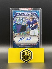 Hayden Hurst 18 Spectra Neon Blue Aspiring RPA /60 GAMECOCKS RAVENS RC