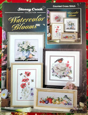 Stoney Creek Watercolor Blooms Cross Stitch Pattern Book 355