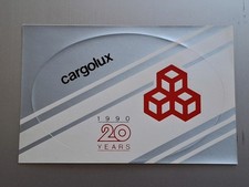 Cargolux Aufkleber Sticker Postkarte AK 20 Jahre Jubiläum 1990