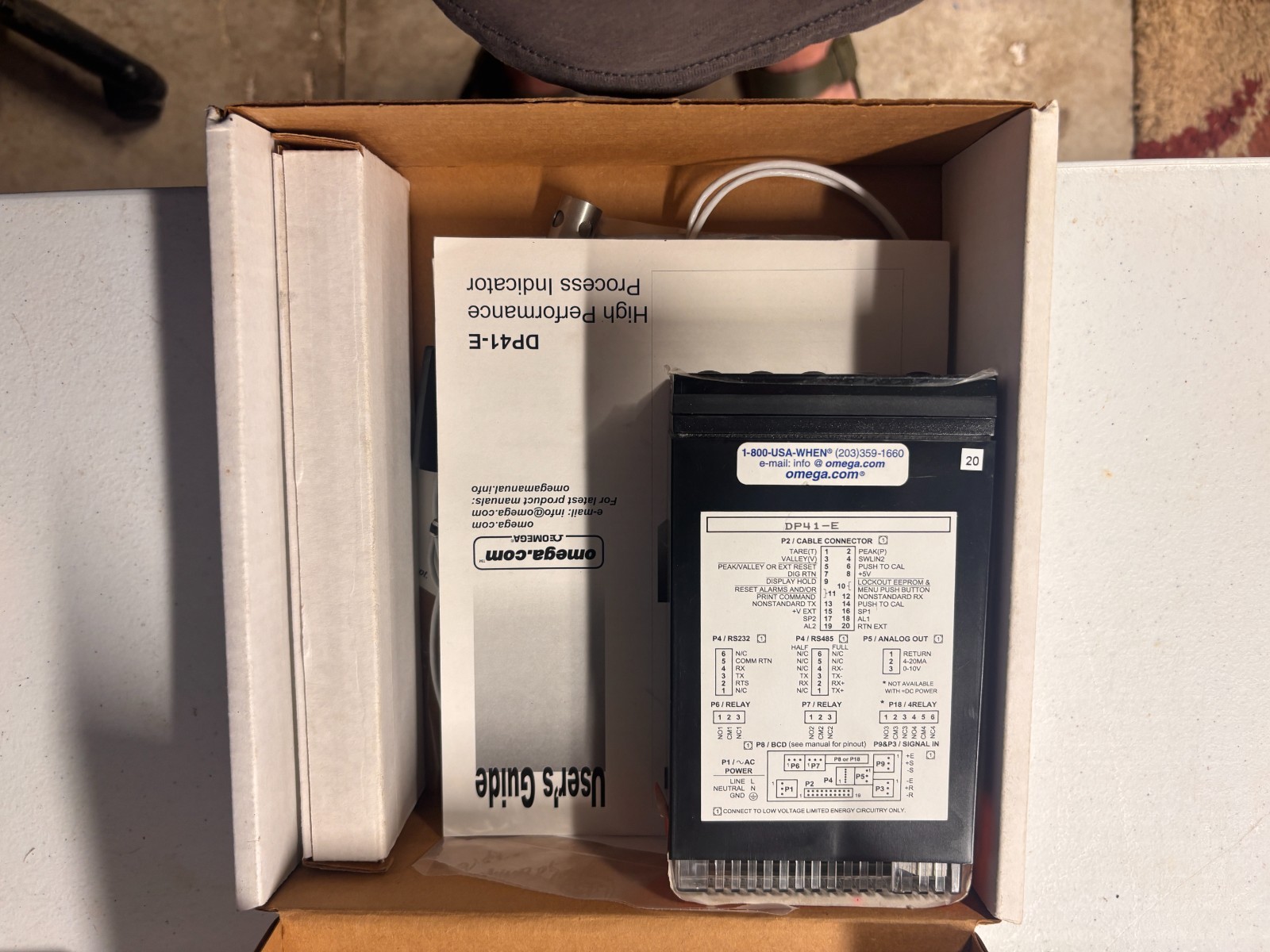 OMEGA DP41-E-S2 Panel Meter