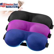 3 Pack 3D Sleep Mask 100 Light Blocking Eye Masks FROM USA