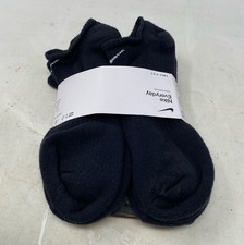 Nike Everyday Cushioned Dri-FIT No-Show Training Socks 6-Pack Black Size L